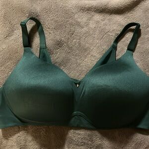Lane Bryant, Cacique, 42DD, Emerald Green wireless bra.